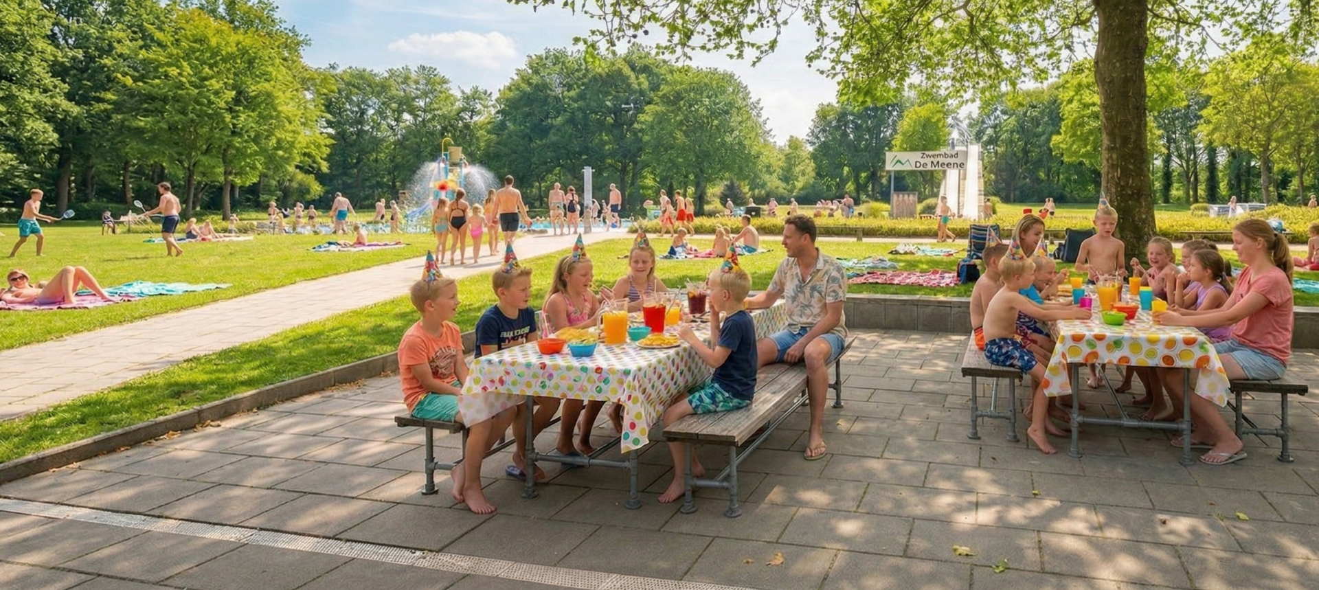 Verjaardagsfeestje Zwembad de Meene