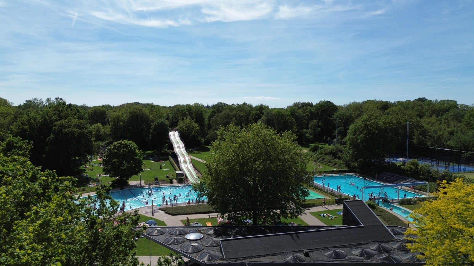 Drone Zwembad De Meene 4
